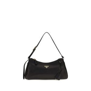 Prada Black Calf Leather Bos Taurus Shoulder Women's Bag